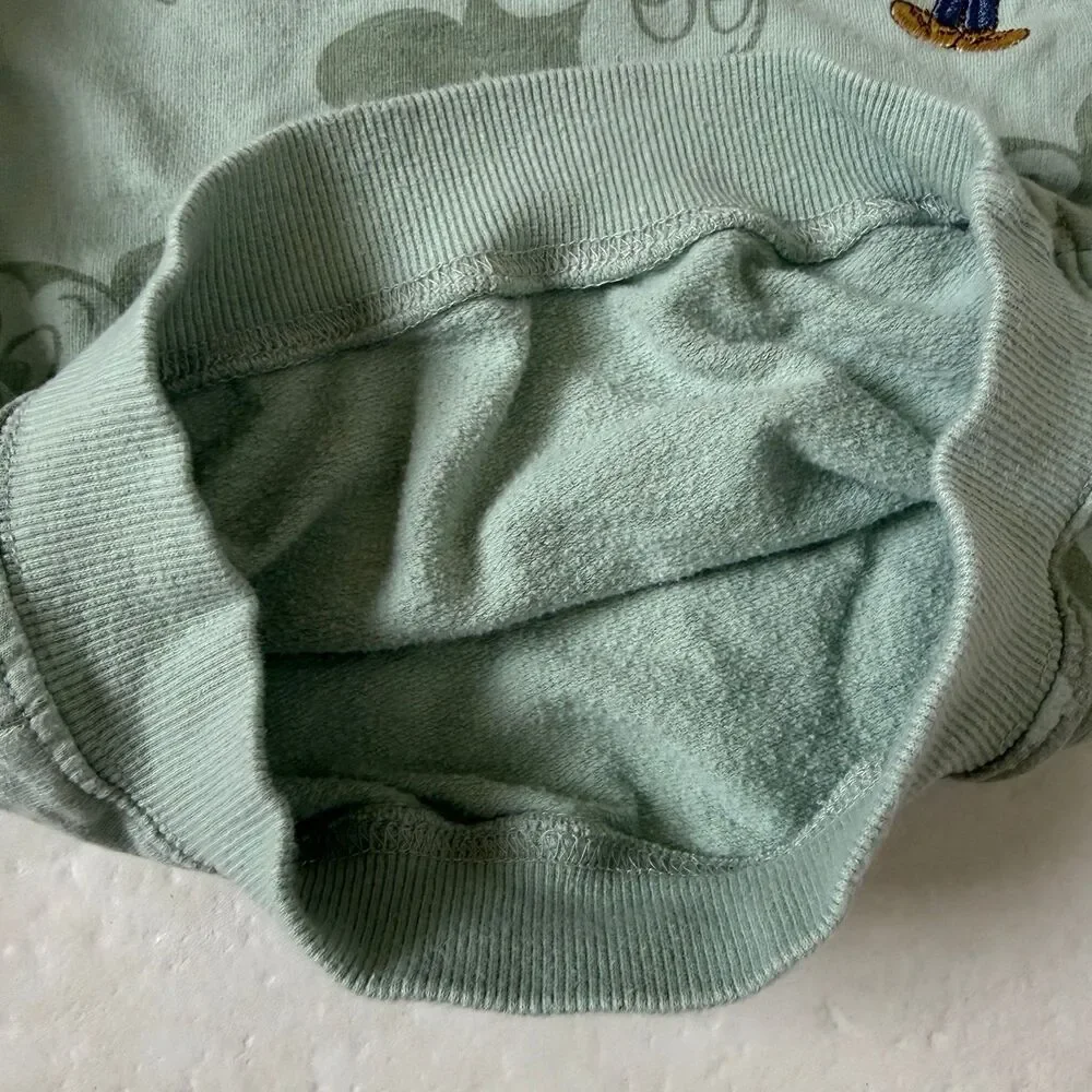 Disney Junior Mickey Mouse Matching Set Sage Green Long Sleeve Shirt Pants 2T